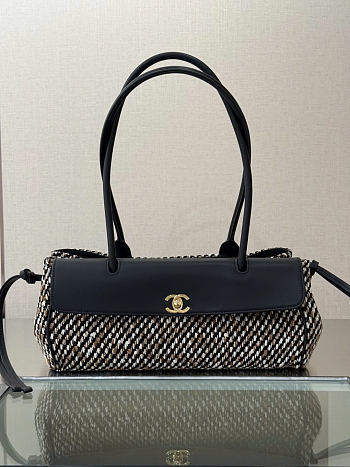 Chanel Urban Essentials Small Shopping Bag Black Multicolor size 15x30.5x11.5cm