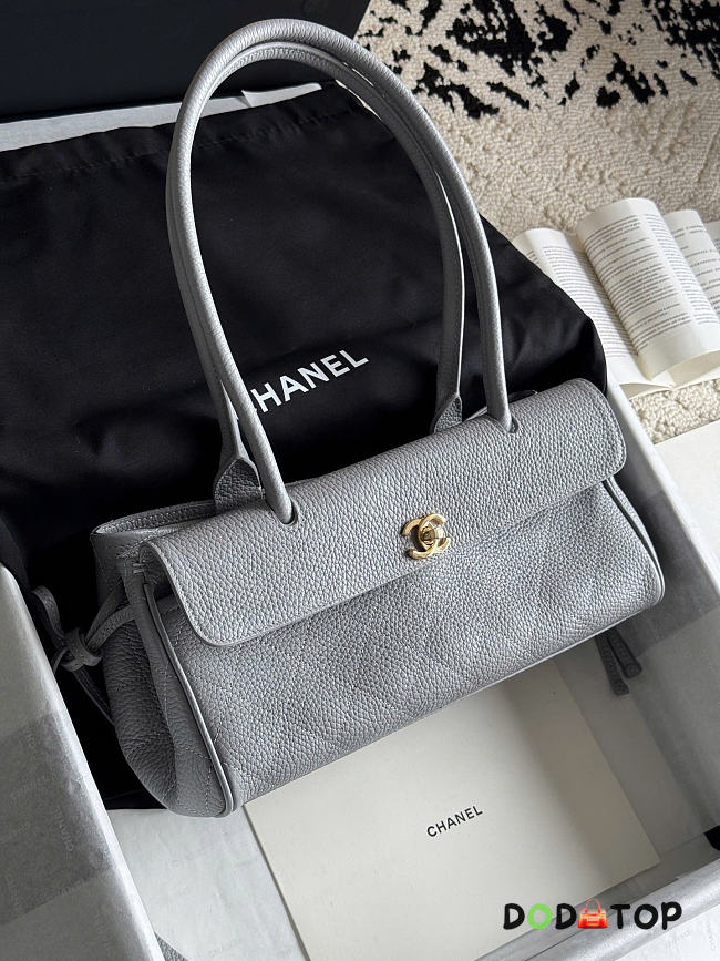Chanel 26s Shopping bag grey caviar size 30.5x15x11.5cm - 1