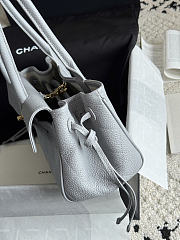 Chanel 26s Shopping bag grey caviar size 30.5x15x11.5cm - 6