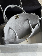 Chanel 26s Shopping bag grey caviar size 30.5x15x11.5cm - 5