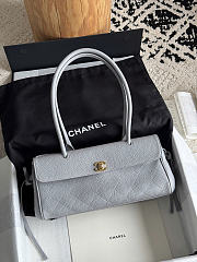 Chanel 26s Shopping bag grey caviar size 30.5x15x11.5cm - 2