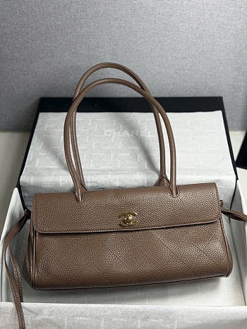 Chanel 26s Shopping bag brown caviar size 30.5x15x11.5cm 