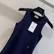 Celine cotton tank top blue - 5