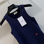Celine cotton tank top blue - 2