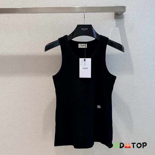 Celine cotton tank top black - 1