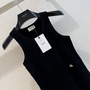 Celine cotton tank top black - 3