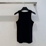 Celine cotton tank top black - 4