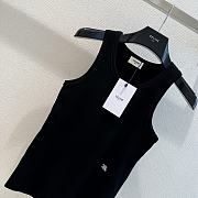 Celine cotton tank top black - 2