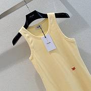 Celine cotton tank top beige - 5