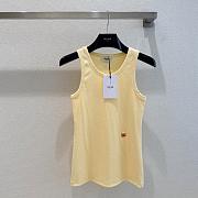Celine cotton tank top beige - 6