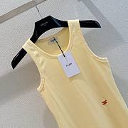 Celine cotton tank top beige - 2