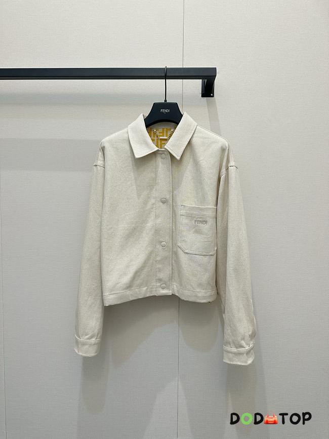 Fendi jean white jacket - 1