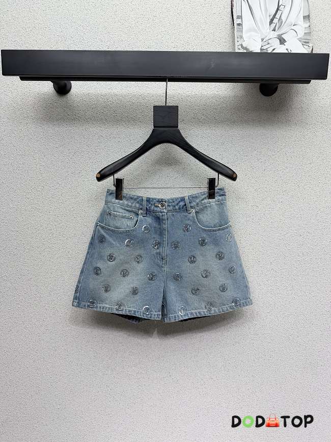 LV denim shorts - 1