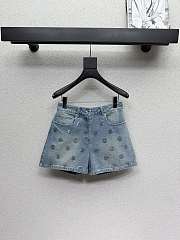 LV denim shorts - 1