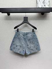 LV denim shorts - 5
