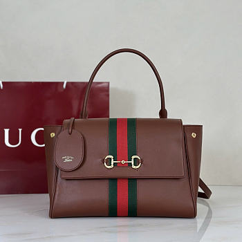 Gucci Paparazzo medium top handle bag size 32x24x17cm