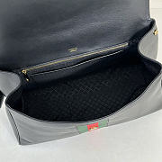 Gucci Paparazzo black medium top handle bag size 32x24x17cm  - 3
