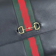 Gucci Paparazzo black medium top handle bag size 32x24x17cm  - 2