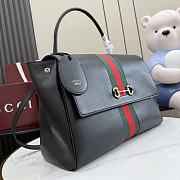 Gucci Paparazzo large black top handle bag size 37x29x13cm  - 6