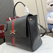 Gucci Paparazzo large black top handle bag size 37x29x13cm  - 5