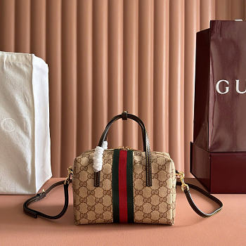 Gucci Mini boston bag with Web size 19x11x10cm