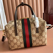 Gucci Mini boston bag with Web size 19x11x10cm - 3