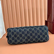 Gucci Madison blue GG denim shoulder bag size 31x13x11.5 cm  - 5