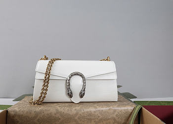 Gucci Dionysus shoulder bag white size 28x14x7cm