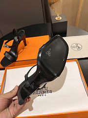 Hermes heels black 9cm - 6