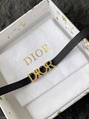 Dior choker necklace black - 3