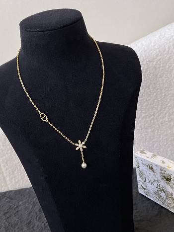 Dior necklace gold women's - 01