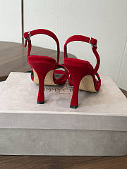 Jimmy Choo 70mm Elsy slingback sandals red - 5
