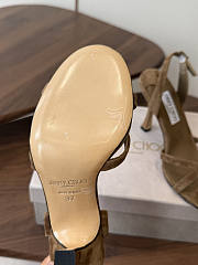 Jimmy Choo 70mm Elsy slingback sandals brown - 6