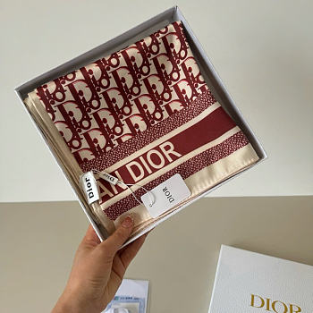 Dior scarf red women's 