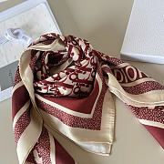 Dior scarf red women's  - 4