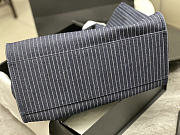 Chanel shopping bag denim bag size 38X32X18CM - 4