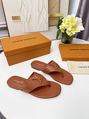  LV Mare Flat Thong brown  - 4
