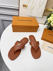  LV Mare Flat Thong brown  - 3