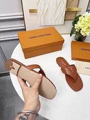 LV Mare Flat Thong brown  - 2