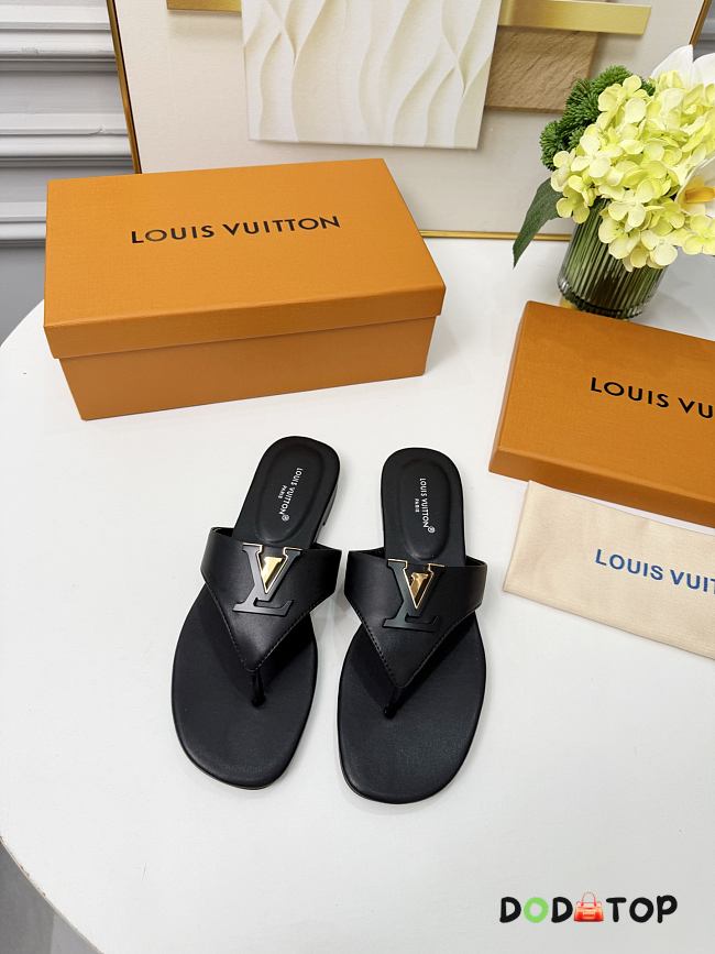 LV Mare Flat Thong black - 1