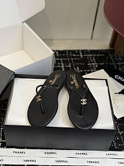 Chanel Thong sandals black - 01 - 6