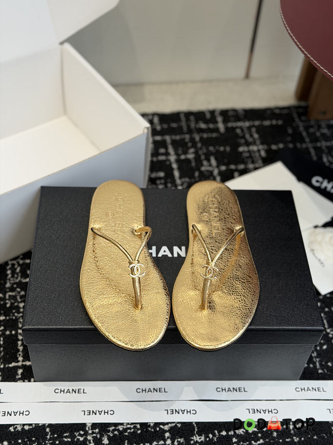 Chanel Thong sandals black - 02 - 1