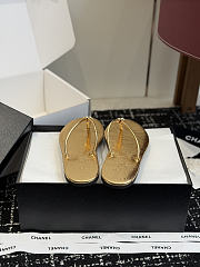 Chanel Thong sandals black - 02 - 6