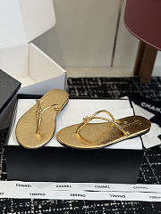 Chanel Thong sandals black - 02 - 2
