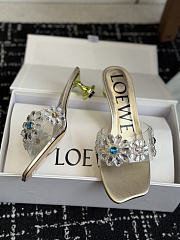 Loewe Toy Crystal Flowers sandal in PVC - 01 - 2