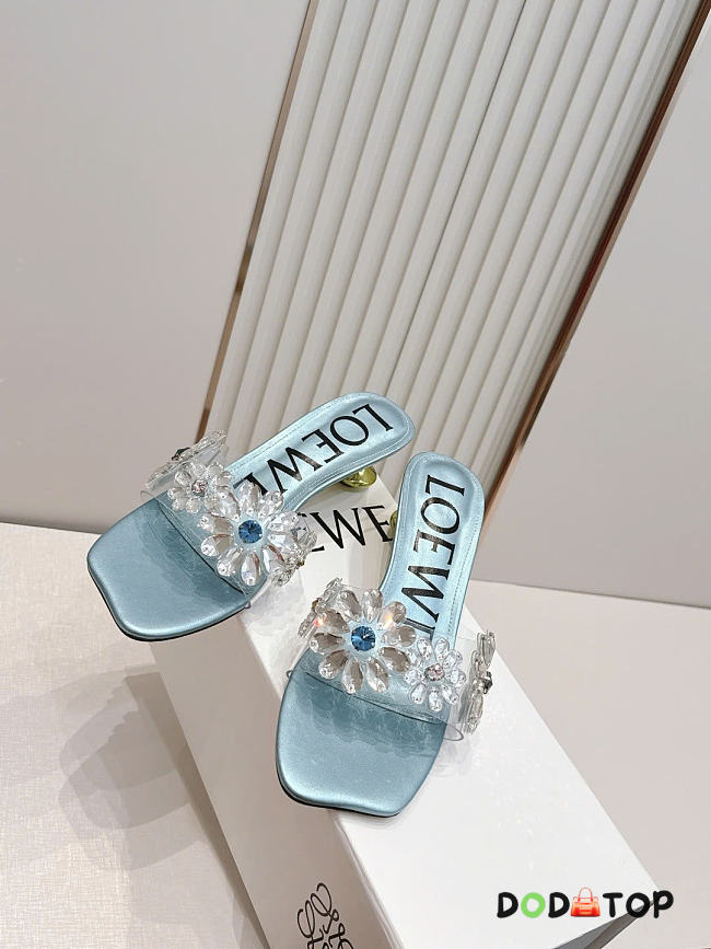 Loewe Toy Crystal Flowers sandal in PVC - 02 - 1