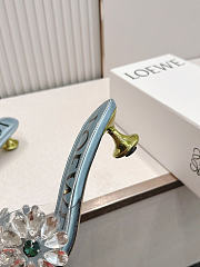 Loewe Toy Crystal Flowers sandal in PVC - 02 - 4