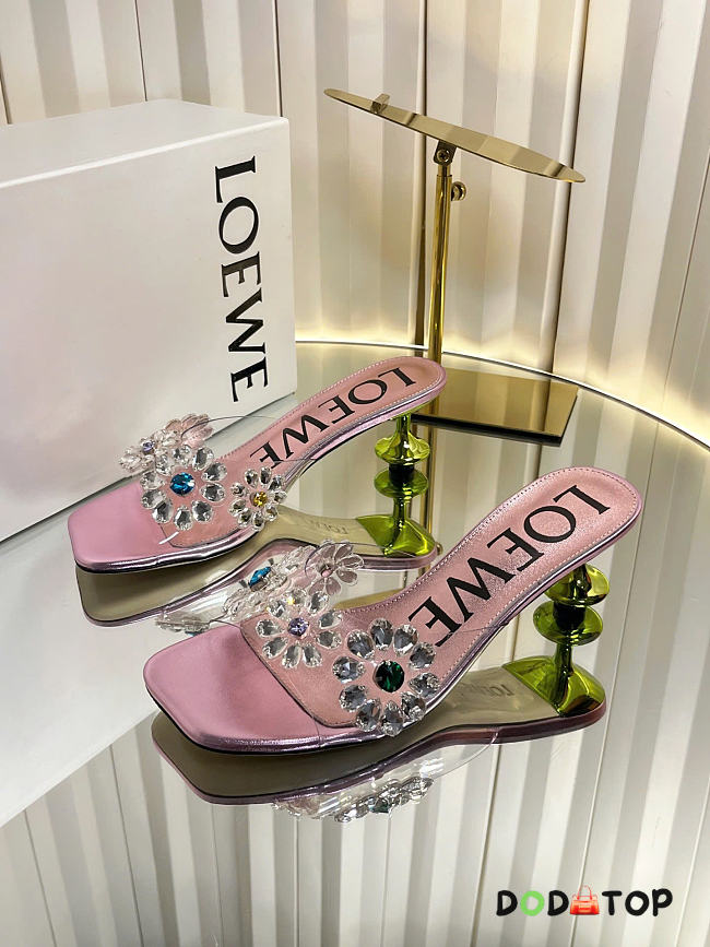 Loewe Toy Crystal Flowers sandal in PVC - 03 - 1