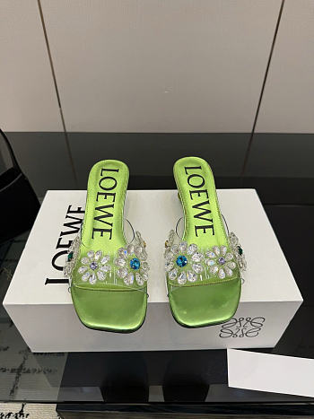 Loewe Toy Crystal Flowers sandal in PVC - 04