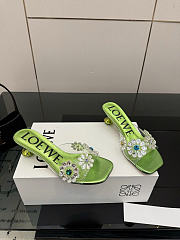 Loewe Toy Crystal Flowers sandal in PVC - 04 - 2